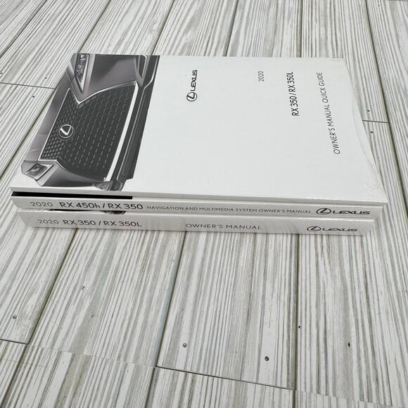 Lexus 2020 RX 350/RX 350L/RX 450H owner's manual OEM navigation E-manual NEW - Picture 3 of 7